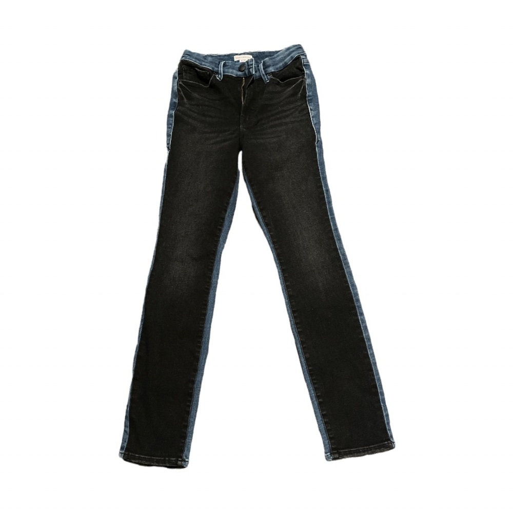 New Good American 2 toned straight skinny jeans